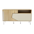Moderne Dressoir met Houten Afwerking en Minimalistisch Ontwerp