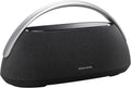Harman Kardon Go + Play 3 draagbare Bluetooth luidspreker, met een batterijlevensduur tot 8 uur en een krachtige bas, in het grijs, EU stekker (type C)(Black)